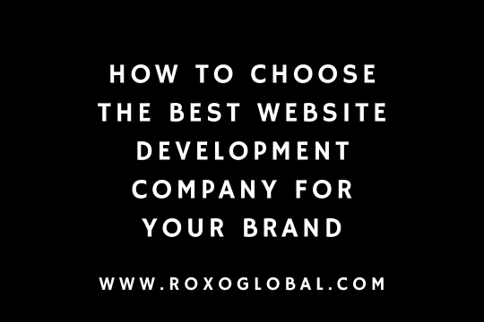 How to Choose the Best Website Development Company for Your Brand